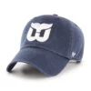 '47 BRAND Hartford Whalers 47 Brand NHL Clean Up Vintage Adjustable Hat -Hockey Equipment 47 brand hats hartford whalers 47 brand nhl clean up vintage adjustable hat navy osfm 29029573689410