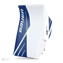 Bauer Supreme 3S Intermediate Goalie Blocker -Hockey Equipment bauer blockers bauer supreme 3s intermediate goalie blocker white blue regular 28741216305218