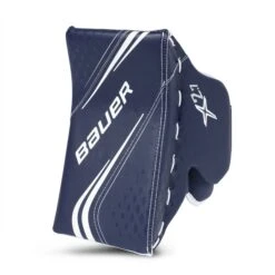 Bauer Vapor X2.7 Junior Goalie Blocker -Hockey Equipment bauer blockers bauer vapor x2 7 junior goalie blocker navy regular 28741218631746