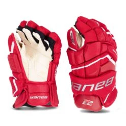 Bauer Supreme 2S Pro Senior Hockey Gloves -Hockey Equipment bauer gloves bauer supreme 2s pro senior hockey gloves red 14 28743792918594