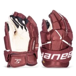 Bauer Supreme M5 Pro Senior Hockey Gloves -Hockey Equipment bauer gloves bauer supreme m5 pro senior hockey gloves maroon 14 30597272305730