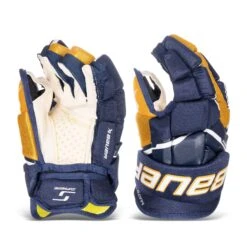 Bauer Supreme Matrix Senior Hockey Gloves -Hockey Equipment bauer gloves bauer supreme matrix senior hockey gloves navy gold 14 30597290983490
