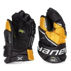 Bauer Vapor 2X Pro Senior Hockey Gloves -Hockey Equipment bauer gloves bauer vapor 2x pro senior hockey gloves black gold 13 28743796457538