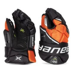 Bauer Vapor 2X Pro Senior Hockey Gloves -Hockey Equipment bauer gloves bauer vapor 2x pro senior hockey gloves black orange 13 28743796523074