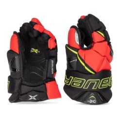 Bauer Vapor 2X Pro Senior Hockey Gloves -Hockey Equipment bauer gloves bauer vapor 2x pro senior hockey gloves vapor black red neon green 13 28743796752450