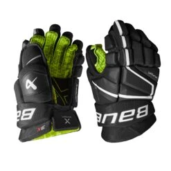 Bauer Vapor 3X Junior Hockey Gloves -Hockey Equipment bauer gloves bauer vapor 3x junior hockey gloves black white 10 29160852619330