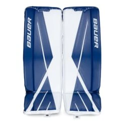 Bauer Supreme 3S Intermediate Goalie Leg Pads -Hockey Equipment bauer leg pads bauer supreme 3s intermediate goalie leg pads white blue l 32 28744279556162