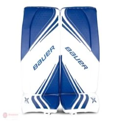 Bauer Vapor 2X Intermediate Goalie Leg Pads -Hockey Equipment bauer leg pads bauer vapor 2x intermediate goalie leg pads white blue s 30 28744283816002