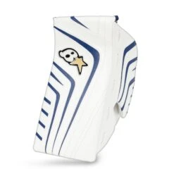 Brian's OPTiK 9.0 Senior Goalie Blocker -Hockey Equipment brian s blockers brian s optik 9 0 senior goalie blocker white blue regular 28741220761666