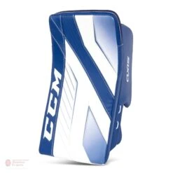 CCM Axis Senior Goalie Blocker 36 CCM Axis Senior Goalie Blocker -Hockey Equipment ccm blockers ccm axis senior goalie blocker white blue regular 28741225054274