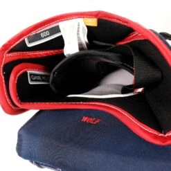 CCM Extreme Flex 4 Pro Stock Senior Goalie Catcher - Dustin Wolf #1 -Hockey Equipment ccm catchers ccm extreme flex 4 pro stock senior goalie catcher dustin wolf 1 white navy red regular 29069899300930