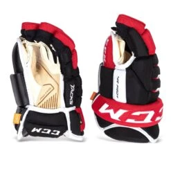 CCM Tacks 4R Pro² Junior Hockey Gloves -Hockey Equipment ccm gloves ccm tacks 4r pro junior hockey gloves black red white 10 30629277859906