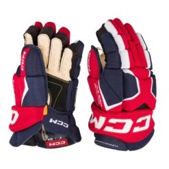 CCM Tacks AS580 Senior Hockey Gloves -Hockey Equipment ccm gloves ccm tacks as580 senior hockey gloves navy red white 13 29355761041474