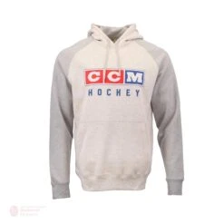 CCM Classic Fleece Mens Hoodie -Hockey Equipment ccm hoodies ccm classic fleece mens hoodie oatmeal heather s 28758920724546