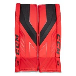 CCM Axis Senior Goalie Leg Pads -Hockey Equipment ccm leg pads ccm axis senior goalie leg pads red red black 34 1 5 28744295383106