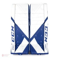 CCM Extreme Flex E5.5 Junior Goalie Leg Pads - Source Exclusive -Hockey Equipment ccm leg pads ccm extreme flex e5 5 junior goalie leg pads source exclusive toronto maple leafs 26 1 28744299315266