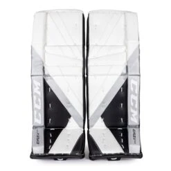 CCM Extreme Flex E5.5 Junior Goalie Leg Pads - Source Exclusive -Hockey Equipment ccm leg pads ccm extreme flex e5 5 junior goalie leg pads source exclusive white white black silver 26 1 28744299216962