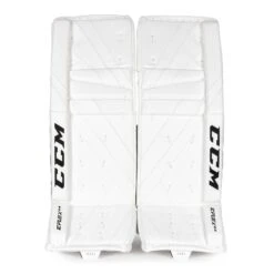 CCM Extreme Flex E5.9 Intermediate Goalie Leg Pads - Source Exclusive -Hockey Equipment ccm leg pads ccm extreme flex e5 9 intermediate goalie leg pads source exclusive white 30 1 28744300101698