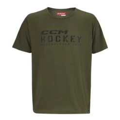 CCM All Outside Stencil Mens Shirt -Hockey Equipment ccm shirts ccm all outside stencil mens shirt green s 29401257705538
