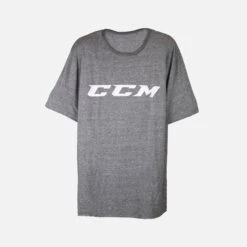 CCM Logo ID Mens Shortsleeve Shirt -Hockey Equipment ccm shirts ccm logo id mens shortsleeve shirt grey white m 28631527981122