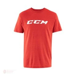 CCM Logo ID Mens Shortsleeve Shirt -Hockey Equipment ccm shirts ccm logo id mens shortsleeve shirt red white s 28744393785410