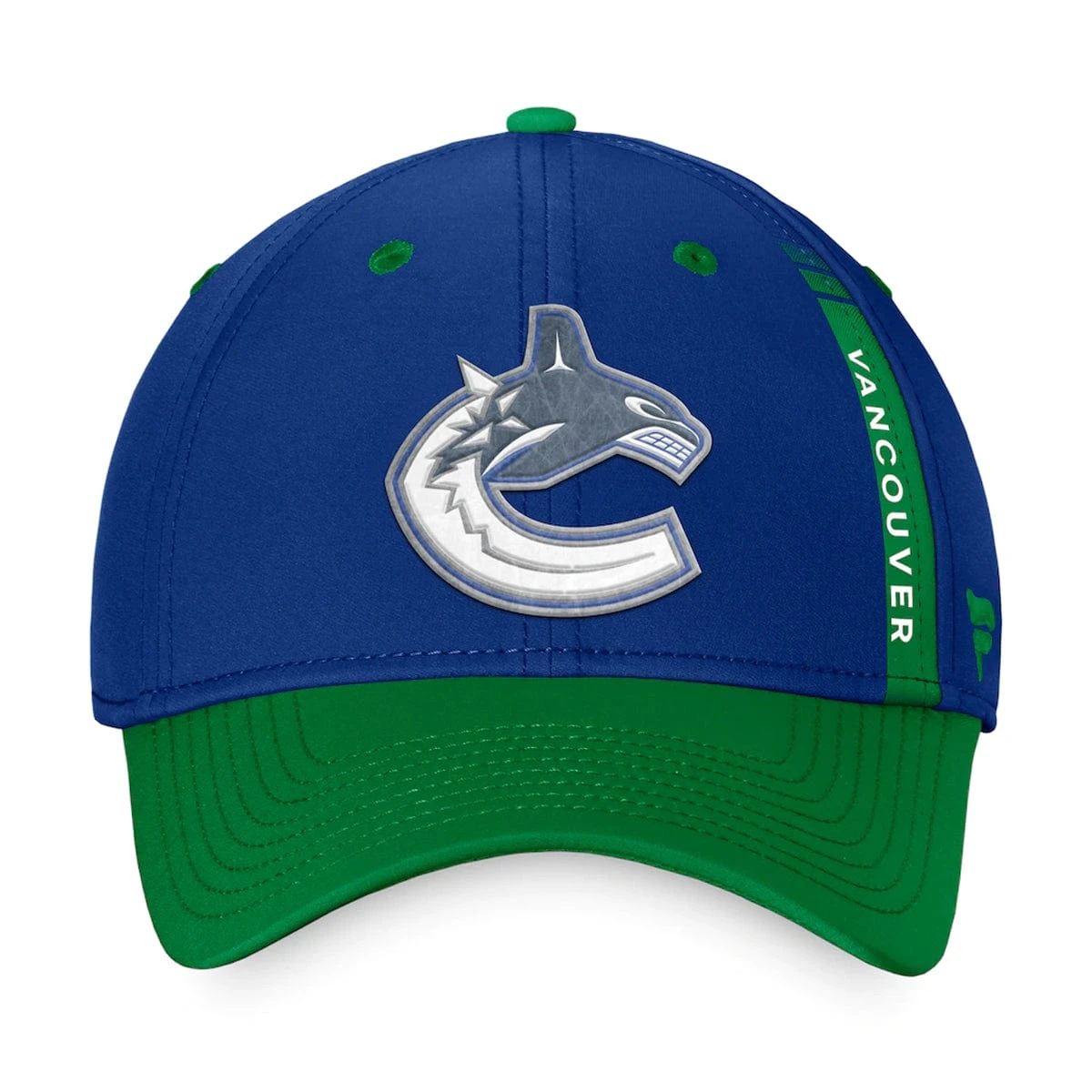 Vancouver Canucks Fanatics Authentic Pro Draft Flexfit Hat 4 Vancouver Canucks Fanatics Authentic Pro Draft Flexfit Hat - Image 2