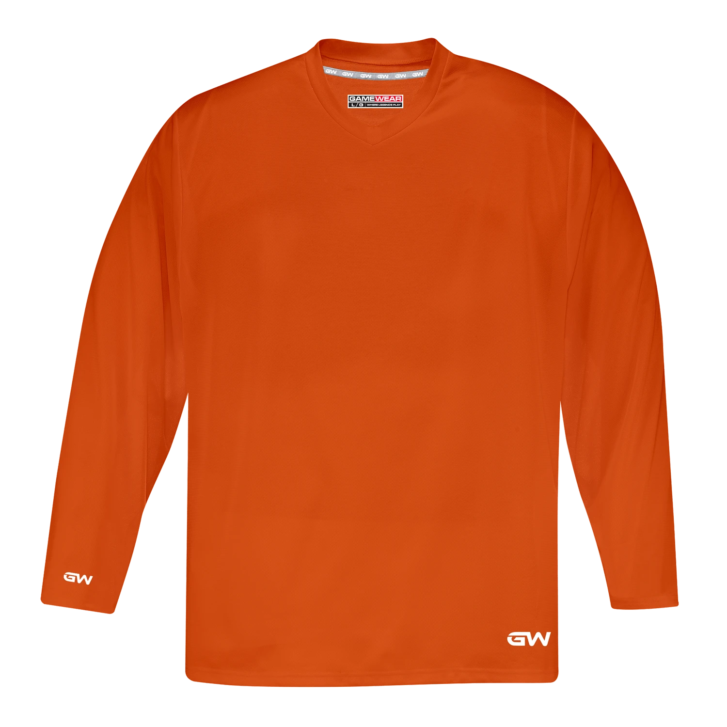 GameWear GW5500 ProLite Series Senior Hockey Practice Jersey - Orange 3 GameWear GW5500 ProLite Series Senior Hockey Practice Jersey - Orange