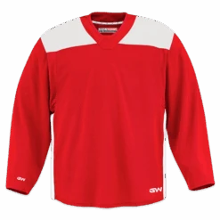 GameWear GW6500 ProLite Series Senior Hockey Practice Jersey - Red / White