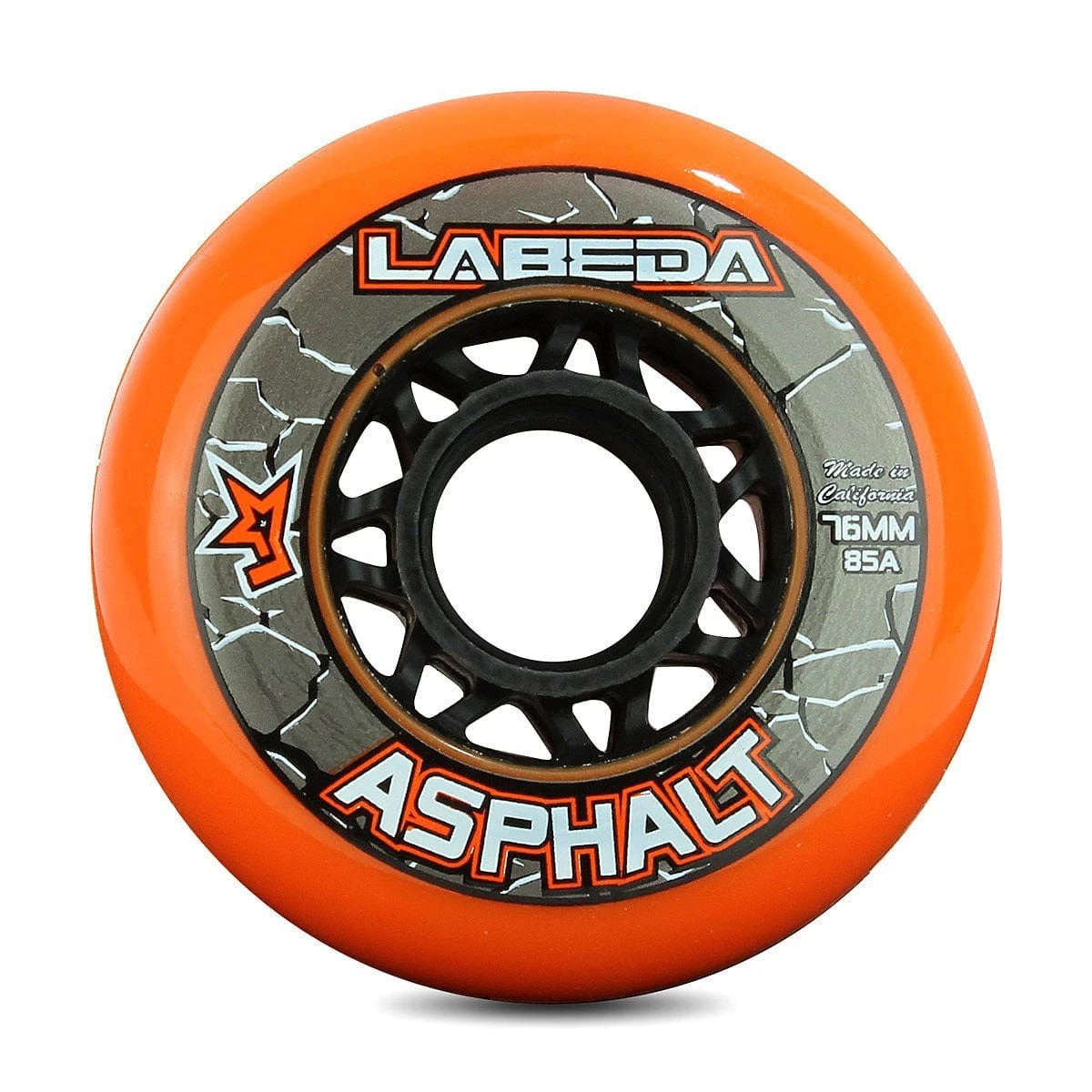 Labeda Gripper Asphalt Roller Hockey Wheels - Orange (85A) 3 Labeda Gripper Asphalt Roller Hockey Wheels - Orange (85A)