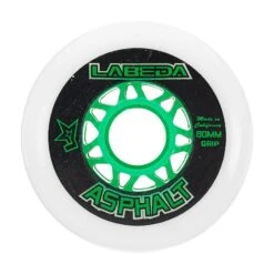 Labeda Gripper Asphalt Roller Hockey Wheels - White (83A)