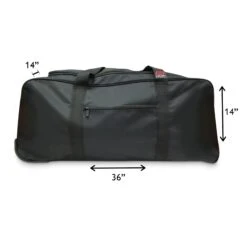 Lowry Sport Nylon Senior Wheel Hockey Bag 7 Lowry Sport Nylon Senior Wheel Hockey Bag -Hockey Equipment lowry wheeled hockey bags lowry sport nylon senior wheel hockey bag black sr 28990986682434