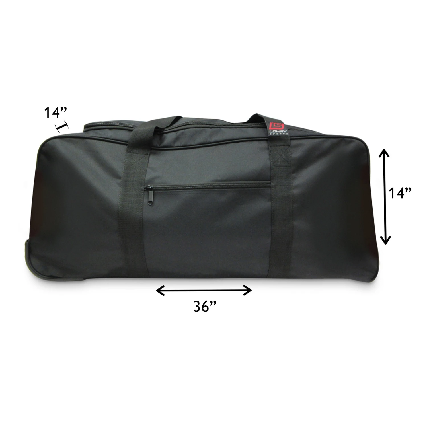 Lowry Sport Nylon Senior Wheel Hockey Bag 5 Lowry Sport Nylon Senior Wheel Hockey Bag - Image 3