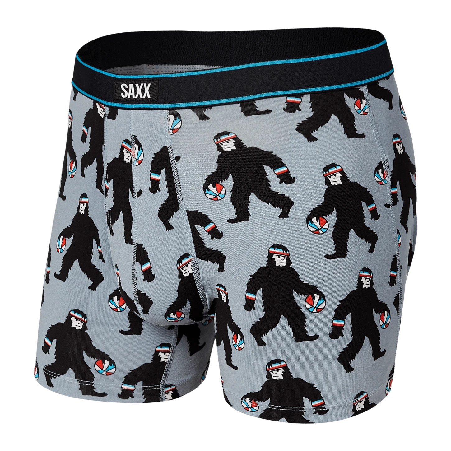 Saxx Daytripper Boxers - Grey Harry & The Hoops 3 Saxx Daytripper Boxers - Grey Harry & The Hoops