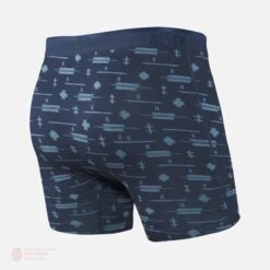 Saxx Platinum Boxers - Navy Kimono 7 Saxx Platinum Boxers - Navy Kimono -Hockey Equipment saxx underwear saxx platinum boxers navy kimono 28440359895106