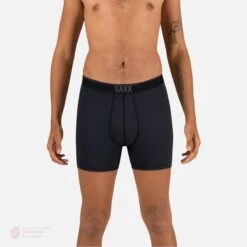 Saxx Quest Boxers - Black II -Hockey Equipment saxx underwear saxx quest boxers black ii 15139740155970