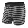 Saxx Ultra Boxers - Black Crew Stripe 1 Saxx Ultra Boxers - Black Crew Stripe -Hockey Equipment saxx underwear saxx ultra boxers black crew stripe s 29810963841090