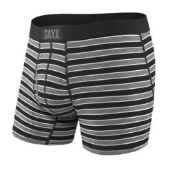 Saxx Ultra Boxers - Black Crew Stripe