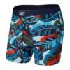 Saxx Vibe Boxers - Blue Pop Jungle