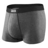 Saxx Vibe Boxers (Trunk Fit) - Salt & Pepper -Hockey Equipment saxx underwear saxx vibe boxers trunk fit salt pepper s 29811018072130