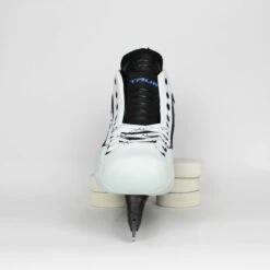 TRUE Senior One Piece Goalie Skates - Pro Stock - White Side/Toe - Size 11 -Hockey Equipment true goalie skates true senior one piece goalie skates pro stock white side toe size 11 11 15186419384386