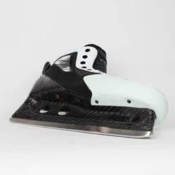TRUE Senior One Piece Goalie Skates - Pro Stock - White Side/Toe - Size 11 -Hockey Equipment true goalie skates true senior one piece goalie skates pro stock white side toe size 11 11 15186419712066