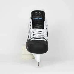 TRUE Senior Two Piece Goalie Skates - Pro Stock - White Side - Size 7 -Hockey Equipment true goalie skates true senior two piece goalie skates pro stock white side size 7 7 15186435276866