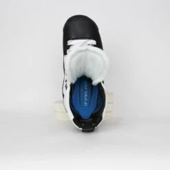 TRUE Senior Two Piece Goalie Skates - Pro Stock - White Side - Size 7 -Hockey Equipment true goalie skates true senior two piece goalie skates pro stock white side size 7 7 15186435440706