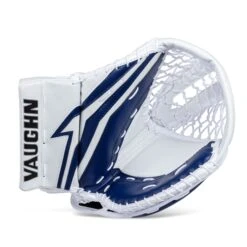 Vaughn Velocity V9 Intermediate Goalie Catcher -Hockey Equipment vaughn catchers vaughn velocity v9 intermediate goalie catcher white blue regular 28743622819906