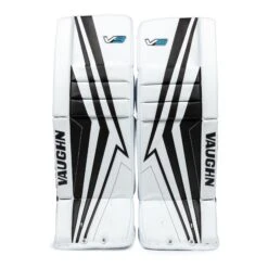 Vaughn Velocity V9 Junior Goalie Leg Pads 28 Vaughn Velocity V9 Junior Goalie Leg Pads -Hockey Equipment vaughn leg pads vaughn velocity v9 junior goalie leg pads white black 24 2 28744338243650