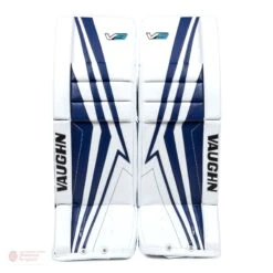 Vaughn Velocity V9 Junior Goalie Leg Pads 29 Vaughn Velocity V9 Junior Goalie Leg Pads -Hockey Equipment vaughn leg pads vaughn velocity v9 junior goalie leg pads white blue 24 2 28744338276418