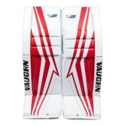 Vaughn Velocity V9 Pro Senior Goalie Leg Pads 31 Vaughn Velocity V9 Pro Senior Goalie Leg Pads -Hockey Equipment vaughn leg pads vaughn velocity v9 pro senior goalie leg pads white red 33 2 28744339128386