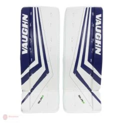 Vaughn Ventus SLR2 Youth Goalie Leg Pads -Hockey Equipment vaughn leg pads vaughn ventus slr2 youth goalie leg pads white blue 24 2 28744341323842