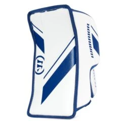 Warrior Ritual G4 Youth Goalie Blocker -Hockey Equipment warrior blockers warrior ritual g4 youth goalie blocker white blue regular 28743419232322