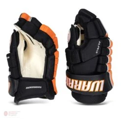 Warrior Alpha FR Pro Junior Hockey Gloves -Hockey Equipment warrior gloves warrior alpha fr pro junior hockey gloves black orange 10 28743818412098